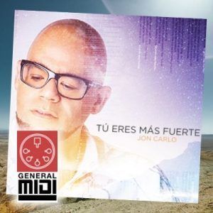 midi del tema CONFIANZA del artista Jon Carlo (musica católica) - con linea melodica