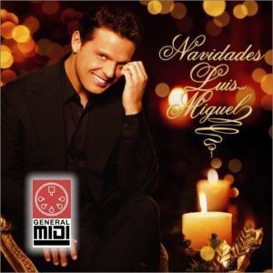 midi SANTA CLAUS LLEGÓ A LA CIUDAD con Luis Miguel de su album Navidades (con linea)