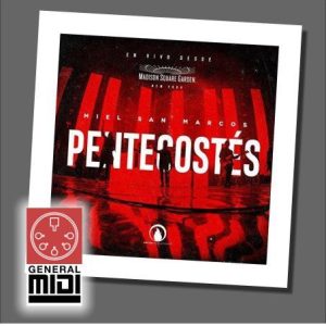 midi INVENCIBLE & BAUTIZAME del grupo Miel San Marcos del  album Pentecostes con linea melodica