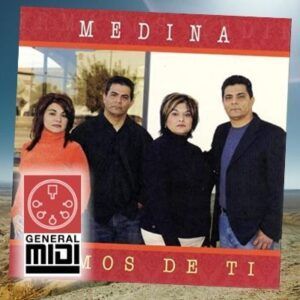 midi TE DARÉ de los hermanos Medina del album Somos de ti (con linea melodica)
