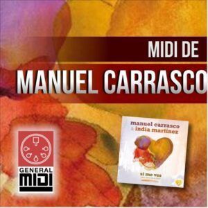 midi QUE BONITO ES QUERER de MANUEL CARRASCO de sus exitos (con linea melodica)