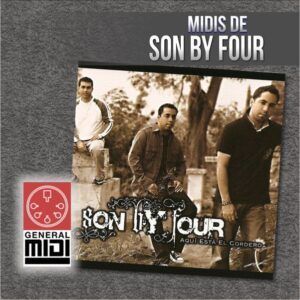 midi del tema AQUI ESTA EL CORDERO del grupo Son by Four de sus exitos