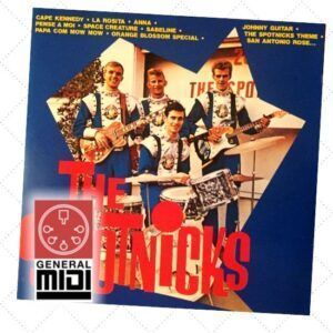 midi BACH GOES TO THE SEA por Spotnicks (con linea melodica)