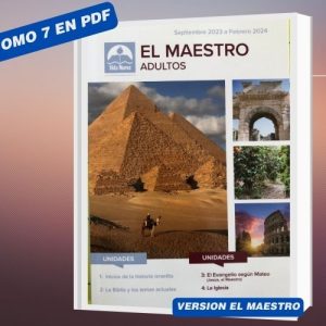 Servicio de Escaneo Tomo 7 LA GUIA DEL MAESTRO 26 lecciones en PDF Sept 2023 a Febrero 2024